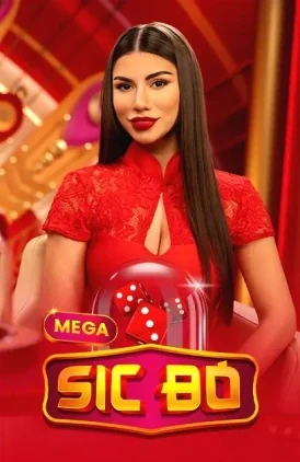 Mesa de Mega Sic Bo con crupier en directo